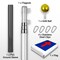 G128 Combo Pack: 16 Ft Telescoping Aluminum Flagpole (Silver) & Christian Flag 3x5 Ft, ToughWeave Series Embroidered 300D Polyester | Pole with Flag Included